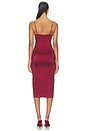 view 4 of 3 Mohini Midi Dress in Burgundy