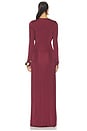 view 4 of 3 Dilruba Gown in Oxblood