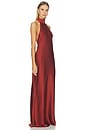 view 2 of 3 Aarohi Gown in Rust