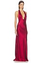 view 2 of 3 Pushpa Gown in Red