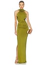view 1 of 3 Avantika Gown in Moss Green