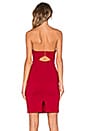 view 3 of 4 x REVOLVE Champagne Strapless Dress in Maroon