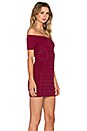 view 2 of 4 x REVOLVE Off The Shoulder Bandage Dress in Merlot