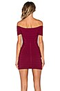 view 3 of 4 x REVOLVE Off The Shoulder Bandage Dress in Merlot