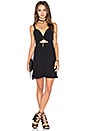 view 1 of 4 x Naven Twins Alright Sweetheart Fit & Flare Dress in Black