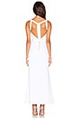 view 5 of 5 x Naven Twins Trax Maxi Dress in White