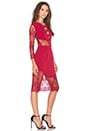 view 2 of 4 Ransom Dress in Merlot