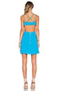 view 3 of 3 x Naven Twins Tell Me More Fit & Flare Dress in Aqua
