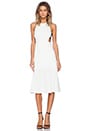 view 1 of 3 Split Sides Midi Dress in Ivory