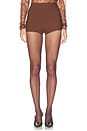 view 1 of 6 DAPHNE 쇼츠 in Dark Brown
