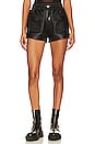 view 1 of 4 Camila Leather Short in Black