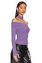 view 2 of 4 Maral Off Shoulder Sweater in Purple