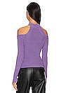 view 3 of 4 Maral Off Shoulder Sweater in Purple