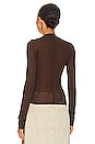 view 3 of 4 Tayla Crew Neck Pullover in Cocoa