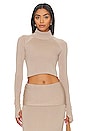 view 1 of 4 Tosca Turtleneck in Taupe