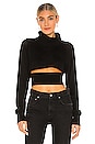 view 1 of 4 Winston Cropped Turtleneck Sweater in Black