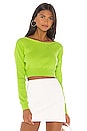 view 1 of 4 Seline Sweater in Lime Green