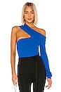 view 1 of 4 PULL UNE ÉPAULE DÉNUDÉE IANNA in Bright Blue