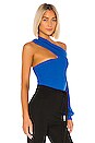 view 2 of 4 PULL UNE ÉPAULE DÉNUDÉE IANNA in Bright Blue