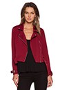 view 1 of 6 Perfect Match Moto Jacket in Oxblood