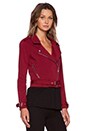 view 3 of 6 Perfect Match Moto Jacket in Oxblood