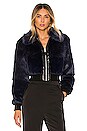 view 2 of 5 BOMBER IMITATION FOURRURE BADLANDS in Navy