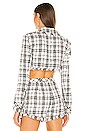 view 3 of 4 Franca Jacket in White & Black