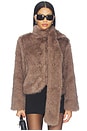 view 1 of 4 Urmila Coat in Taupe Grey