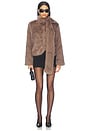 view 5 of 4 Urmila Coat in Taupe Grey