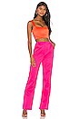 view 4 of 4 PANTALON KEL in Fuchsia