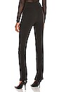 view 3 of 4 Slit Front Trouser in Black