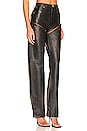 view 2 of 4 Ari Leather Pant in Black