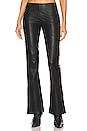 view 1 of 4 Roxy Leather Pant in Black