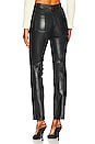 view 3 of 4 Mari Leather Pant in Black
