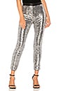 view 1 of 4 LEGGINGS À SEQUINS PANTS in Shiny Gunmetal