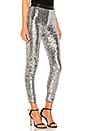 view 2 of 4 LEGGINGS À SEQUINS PANTS in Shiny Gunmetal