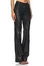 view 2 of 4 Trista Faux Leather Pant in Black