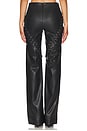 view 3 of 4 Trista Faux Leather Pant in Black