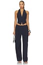 view 6 of 6 Tasnim Trouser in Navy