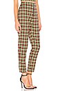 view 2 of 4 x Naven Nina Pant in Neon Yellow Plaid