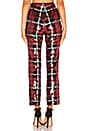 view 3 of 5 Saskia Crop Pant in Red & Black