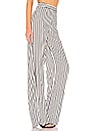 view 2 of 4 x Naven Cara Pants in Black White Stripe