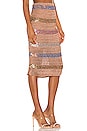 view 2 of 5 Mosaic Midi Skirt in Nude