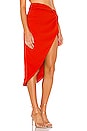 view 2 of 4 Kayla Skirt in Red Orange