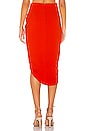 view 3 of 4 Kayla Skirt in Red Orange