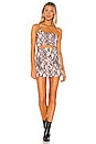 view 4 of 4 x Naven Moto Skirt in Blush Python