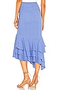 view 4 of 6 Ayesha Midi Skirt in Periwinkle Blue