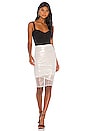 view 4 of 5 Augustus Midi Skirt in Silver