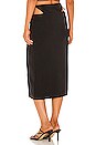 view 3 of 4 FALDA MIDI DELFINO in Black