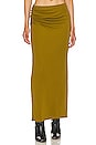 view 1 of 4 Kimia Maxi Skirt in Olive Green